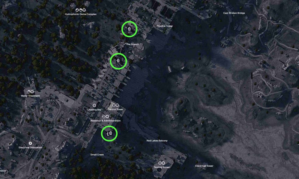 ARC Raiders Dam Battlegrounds Sentinel Locations