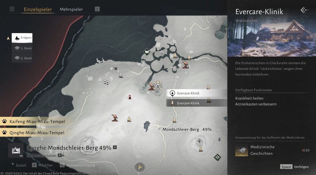 Where Winds Meet: Evercare-Klinik