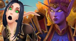 WoW Blood Elf Goth looking at lady liadrin in shock titel title 1280x720