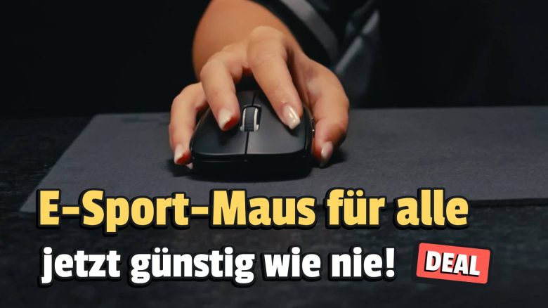Zocken wie die Profis: Egal, ob rechts oder links – diese kabellose Gaming-Maus zum Tiefpreis bietet beides