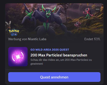 Pokemon GO Discord Quest