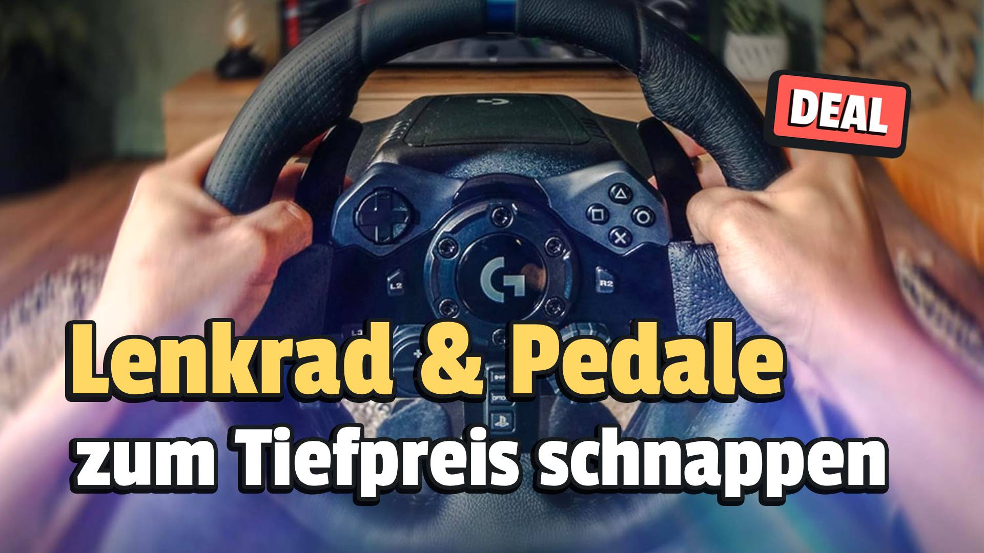 Racing-Fans aufgepasst: Logitech-Lenkrad mit Pedalen jetzt günstig wie nie zum Black Friday bei Amazon!