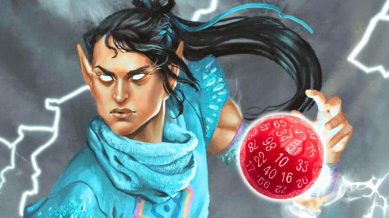 A player rolls in Dungeons & Dragons so well that he defeats a god, while the chance was only 1%