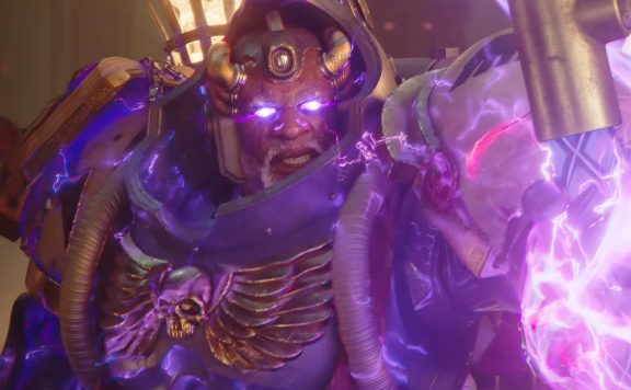 Screenshot aus einem Story-Trailer zu Dawn of War 4