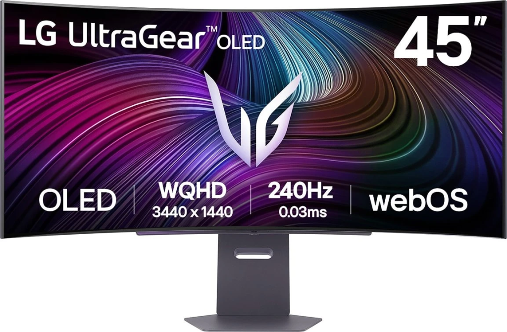 OLED-Gaming-Monitor und Smart-TV in einem: LG UltraGear OLED 45GX90SA-B für 880,04 Euro statt 1.144,95 Euro UVP bei Amazon