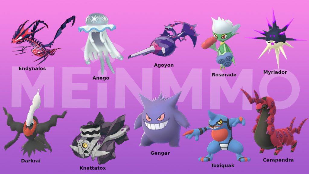 Pokemon GO beste Angreifer vom Typ Gift