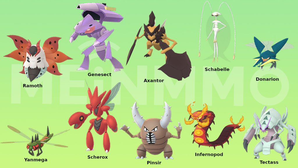 Pokemon GO beste Angreifer vom Typ Käfer