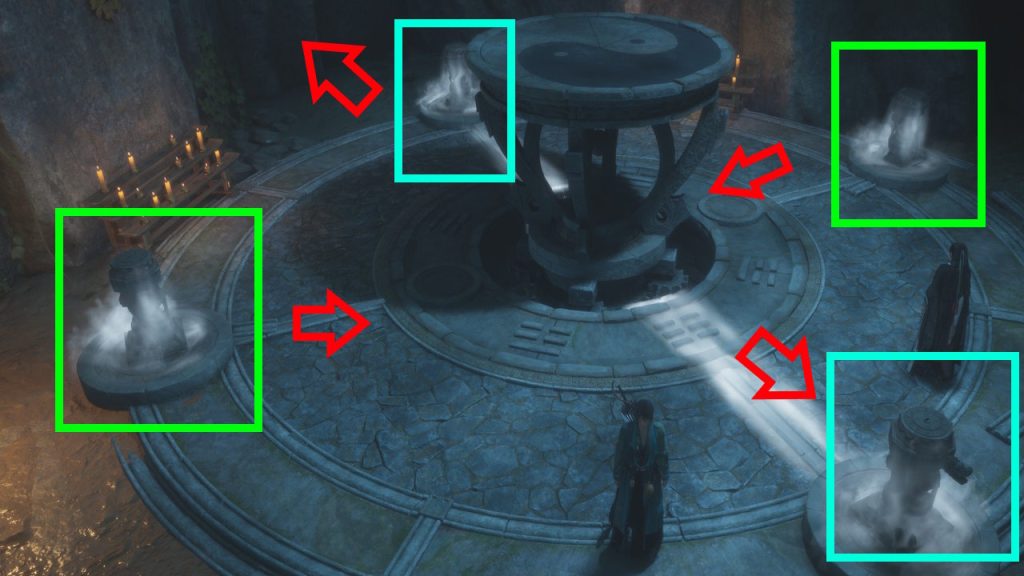 Where Winds Meet Yin-Yang puzzle