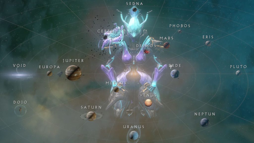 Warframe star chart screenshot