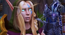 WoW Alleria Smile with Dark Form titel title 1280x720