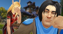 WoW Game Master Sad Blood Elf cry titel title 1280x720