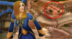 WoW Human Female Mage tent with face titel title 1280x720