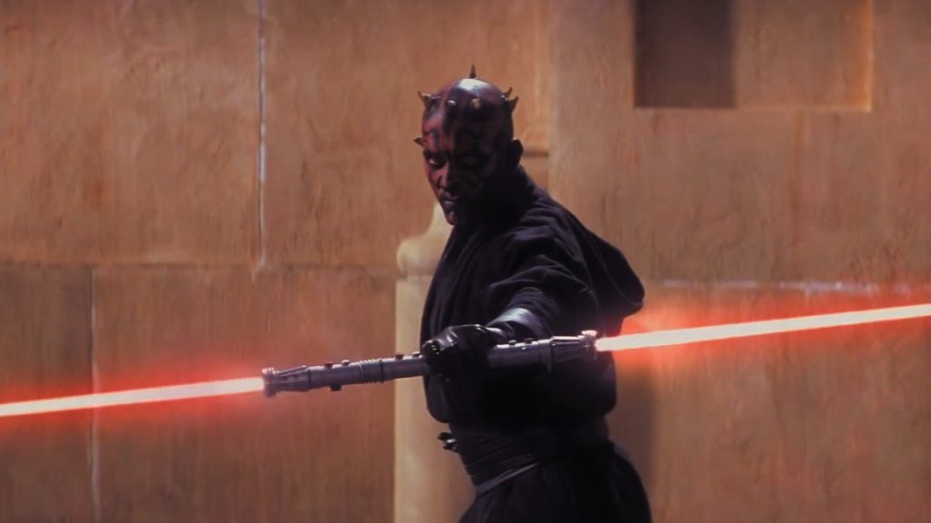 Darth Maul Lichtschwertkampf