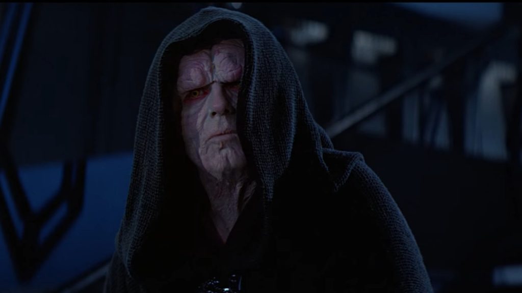 Darth Sidious Lichtschwertkampf