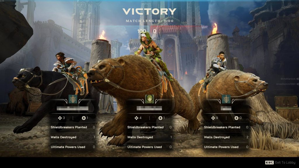 Highguard Screenshot Victory after 9 Minutes censored