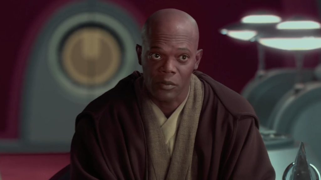 Mace Windu Lichtschwertkampf