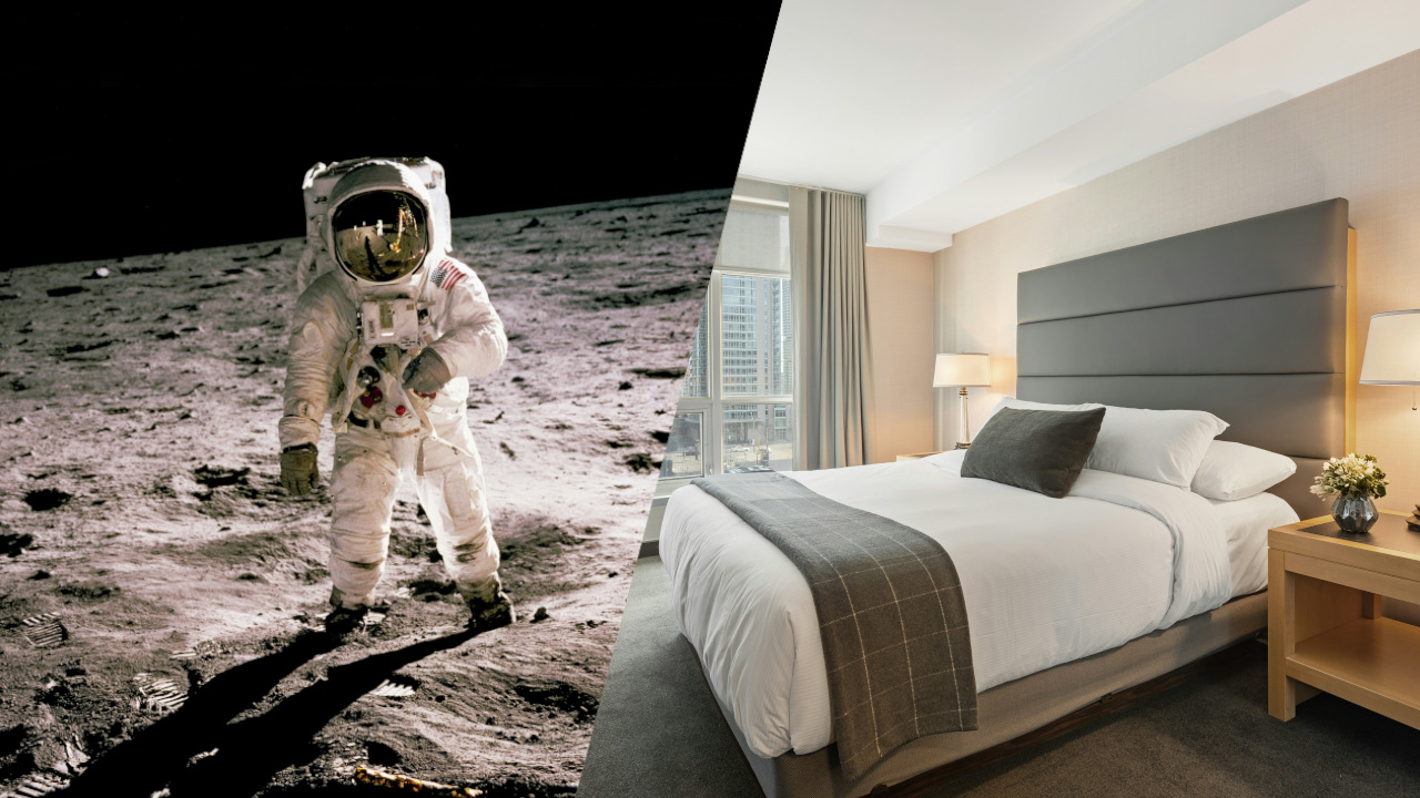 Ihr könnt jetzt ein Hotelzimmer auf dem Mond buchen, doch dafür müsst ihr mindestens 200.000 Euro zahlen