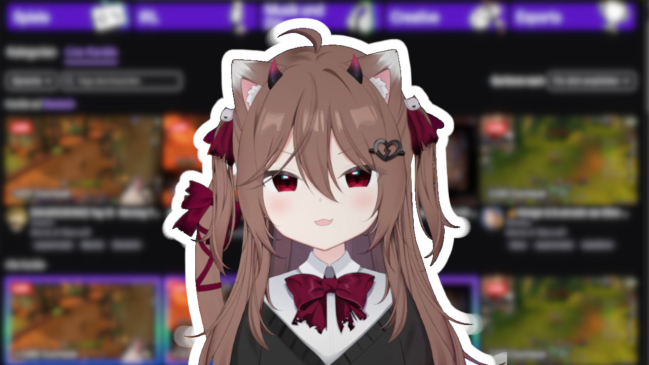 The secret number 1 on Twitch can’t believe that he is overtaken by an anime girl