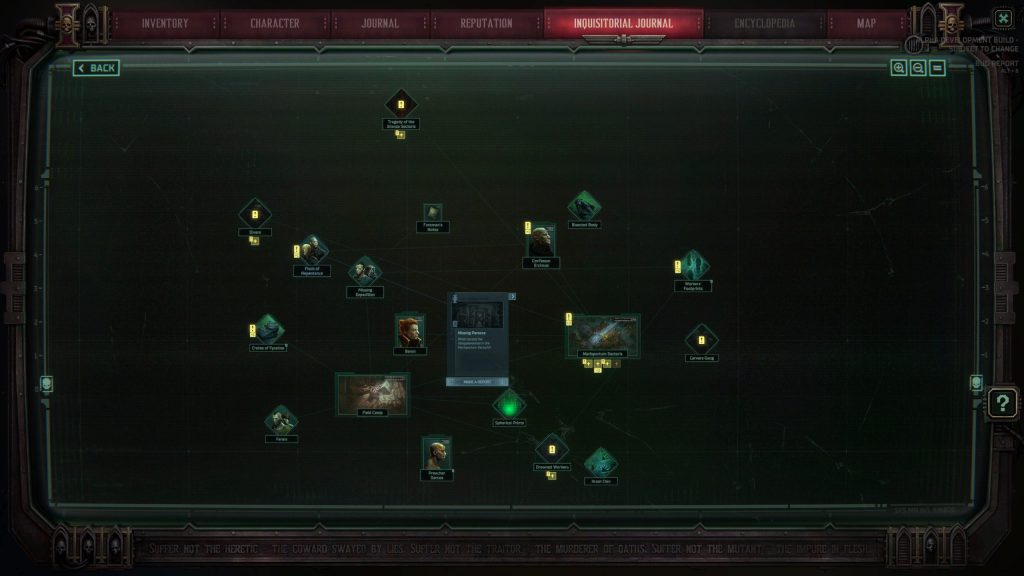 Warhammer 40k dark heresy case wand