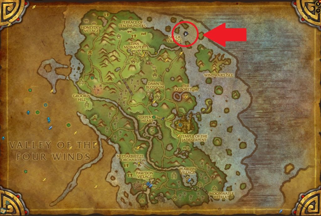 WoW Slime Location Pandaria Frederick