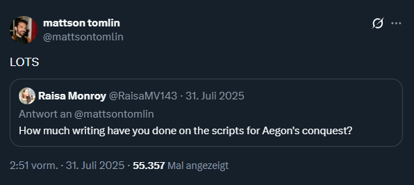 X-Screenshot Aegons Conquest Drehbuch