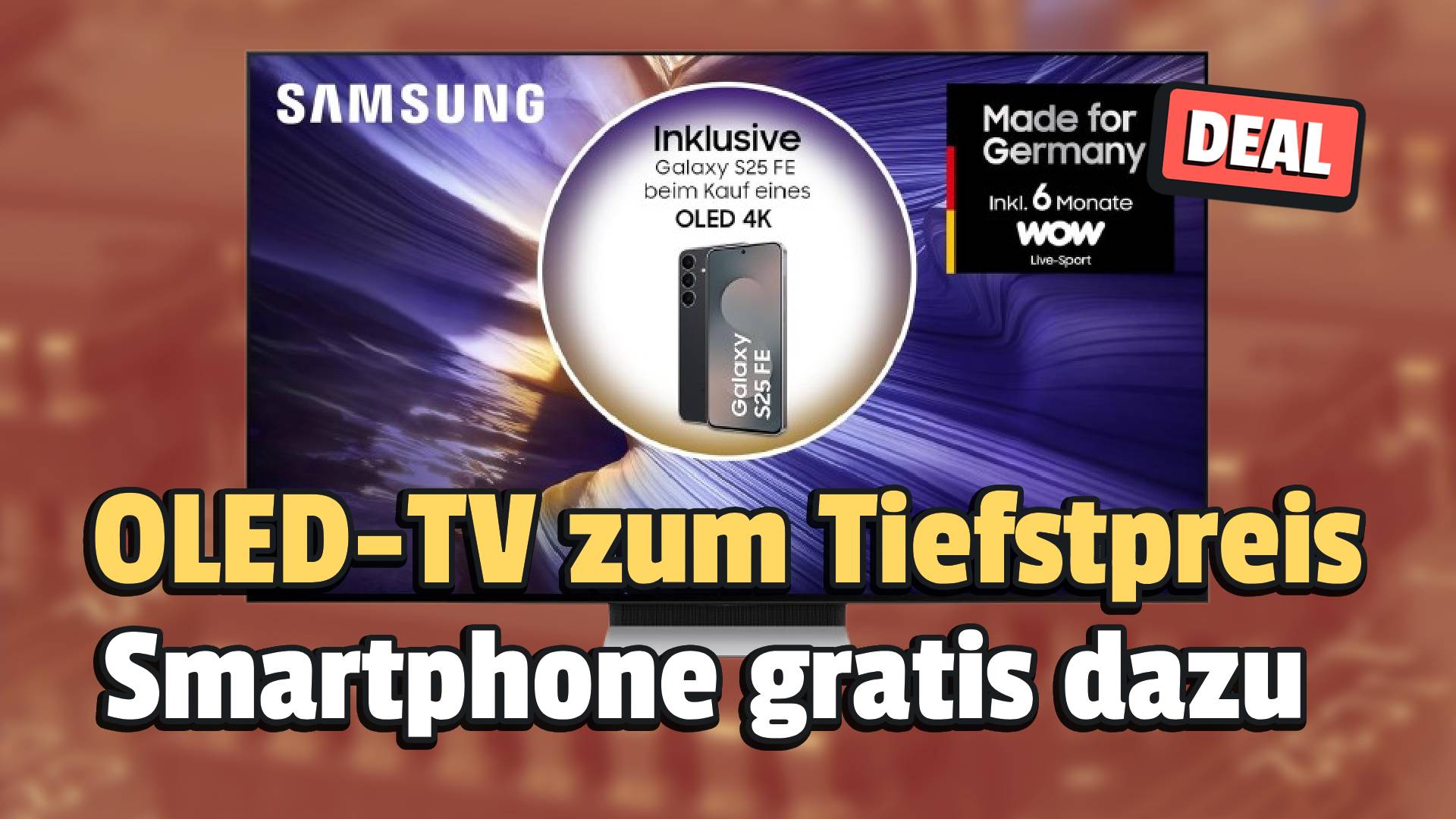 Nur noch bis Sonntag: 77 Zoll großer 4K-OLED-TV zum Tiefstpreis – und dazu gibt’s ein Gratis-Smartphone!