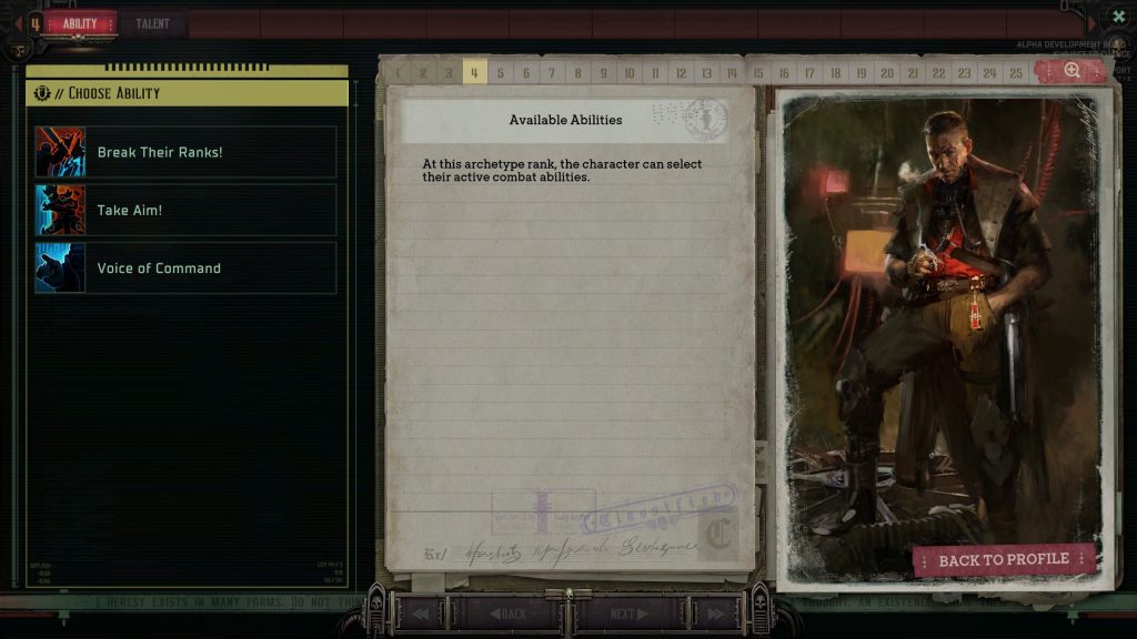warhammer 40k dark heresy screenshot levelup 1
