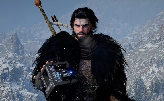 Screenshot aus einem Trailer zu Crimson Desert, der die Hauptfigur Kliff Graumähne zeigt