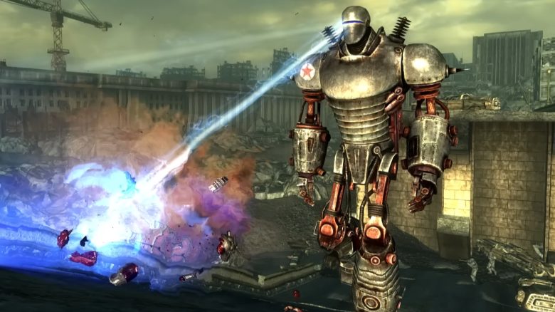A huge robot from Fallout waited almost 200 years for its deployment, was destroyed after only 2 weeks