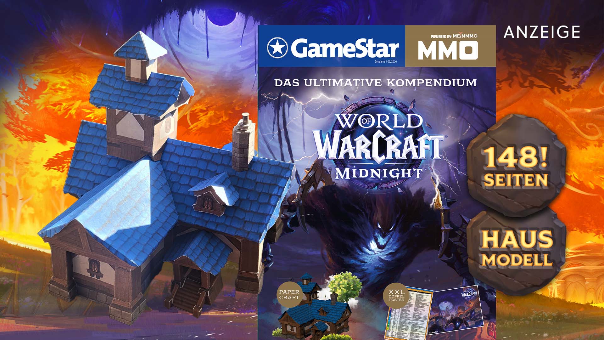 WoW: Midnight – Housing auf dem Schreibtisch mit dem exklusiven Bausatz im GameStar-Sonderheft
