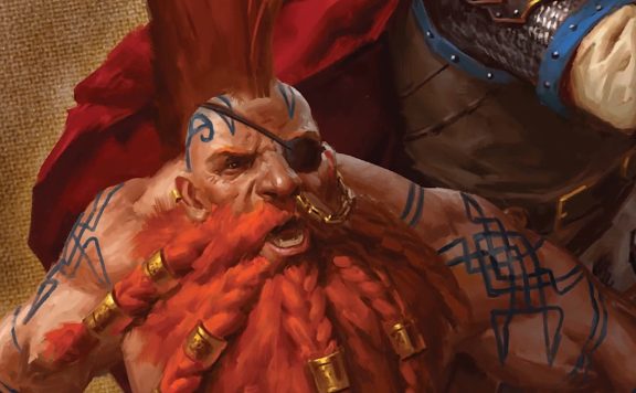 Offiziellles Artwork zu Gotrek aus einem Trailer für Total War: Warhammer 2