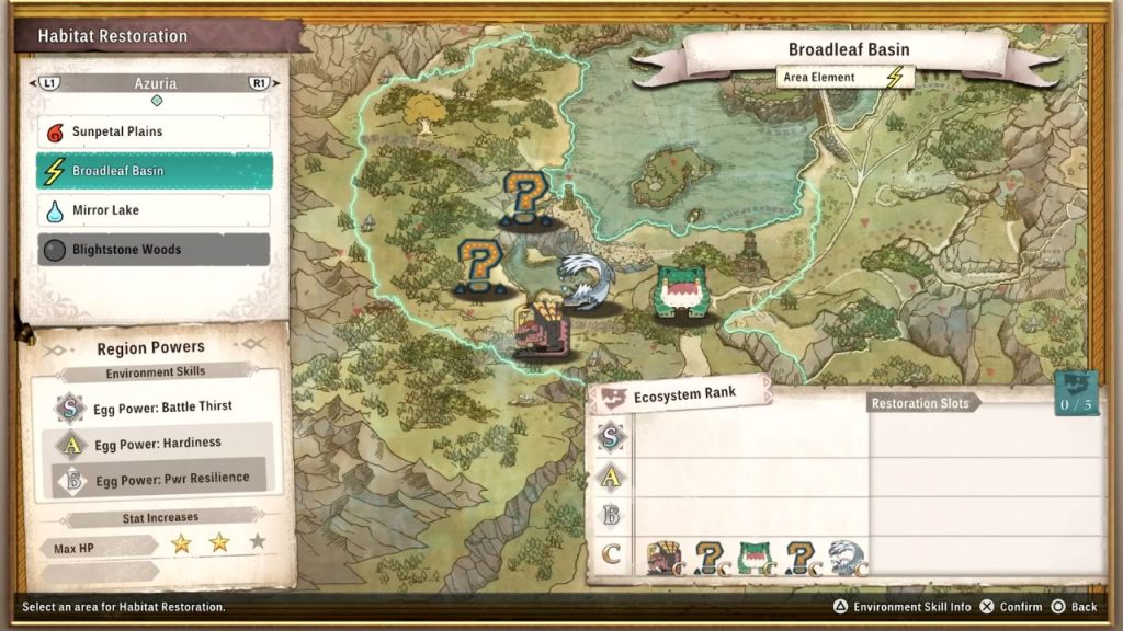 Monster Hunter Stories 3 Habitat Restauration