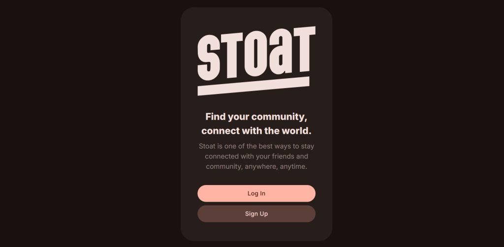 Stoat App Login