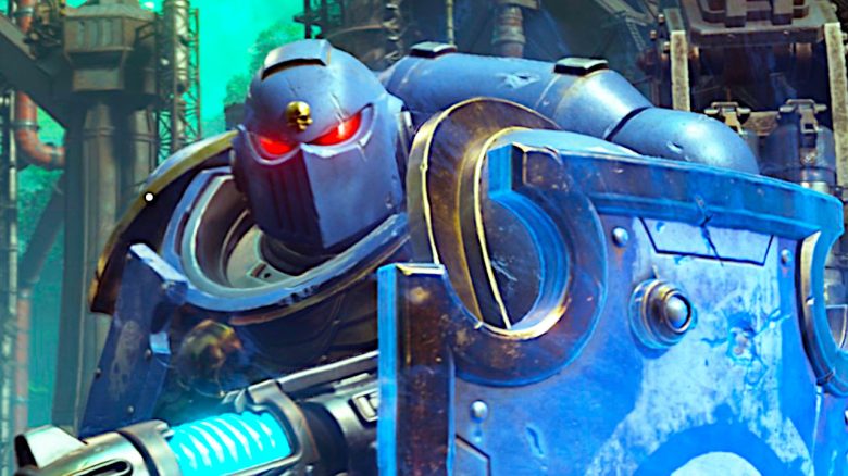 Warhammer 40k Space Marine 2 Ultramarine Bulwark Rüstung Titel