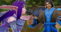 WoW Game Master Yes Night Elf Kiss titel title 1280x720