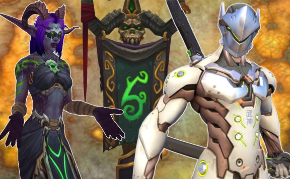 WoW Overwatch Demon Hunter Genji titel title 1280x720