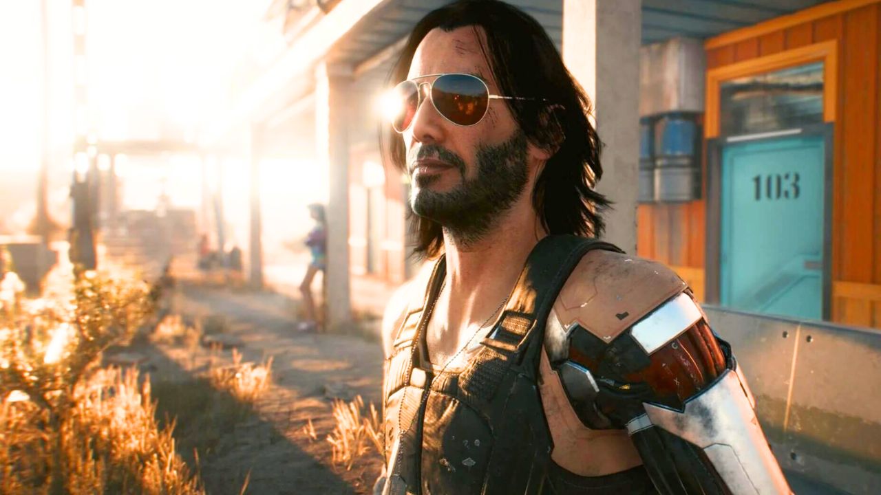 Johnny merkt, wenn ihr in Cyberpunk 2077 zu friedlich seid, kann sich einen Kommentar nicht verkneifen