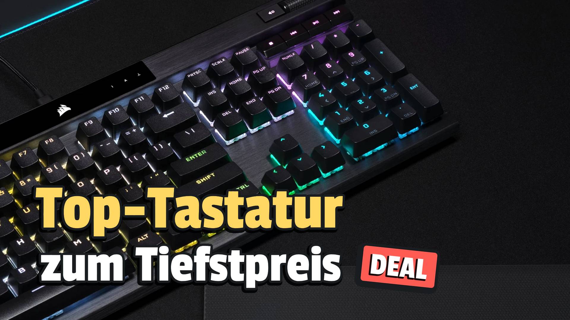 Hochwertige Gaming-Tastatur jetzt 55 Prozent reduziert – Tiefstpreis!