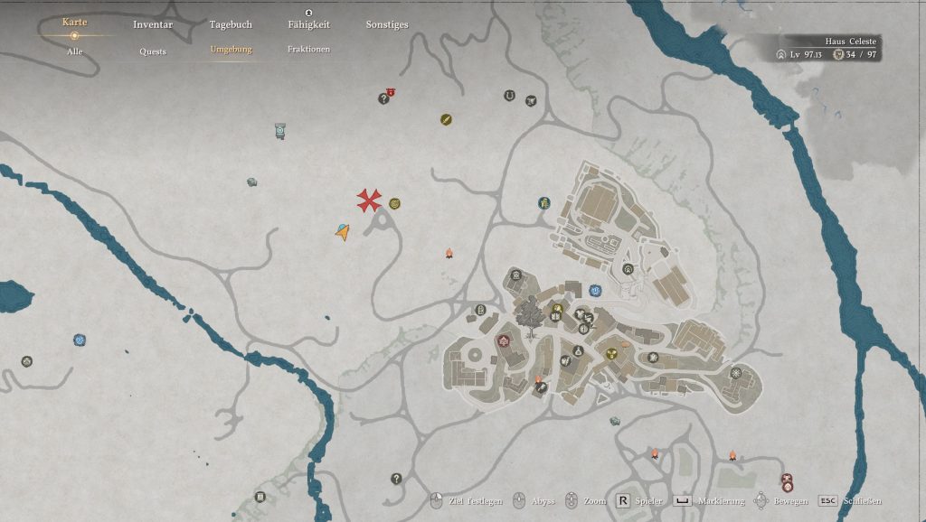 Crimson Desert: Location of the Lion's Mane estate