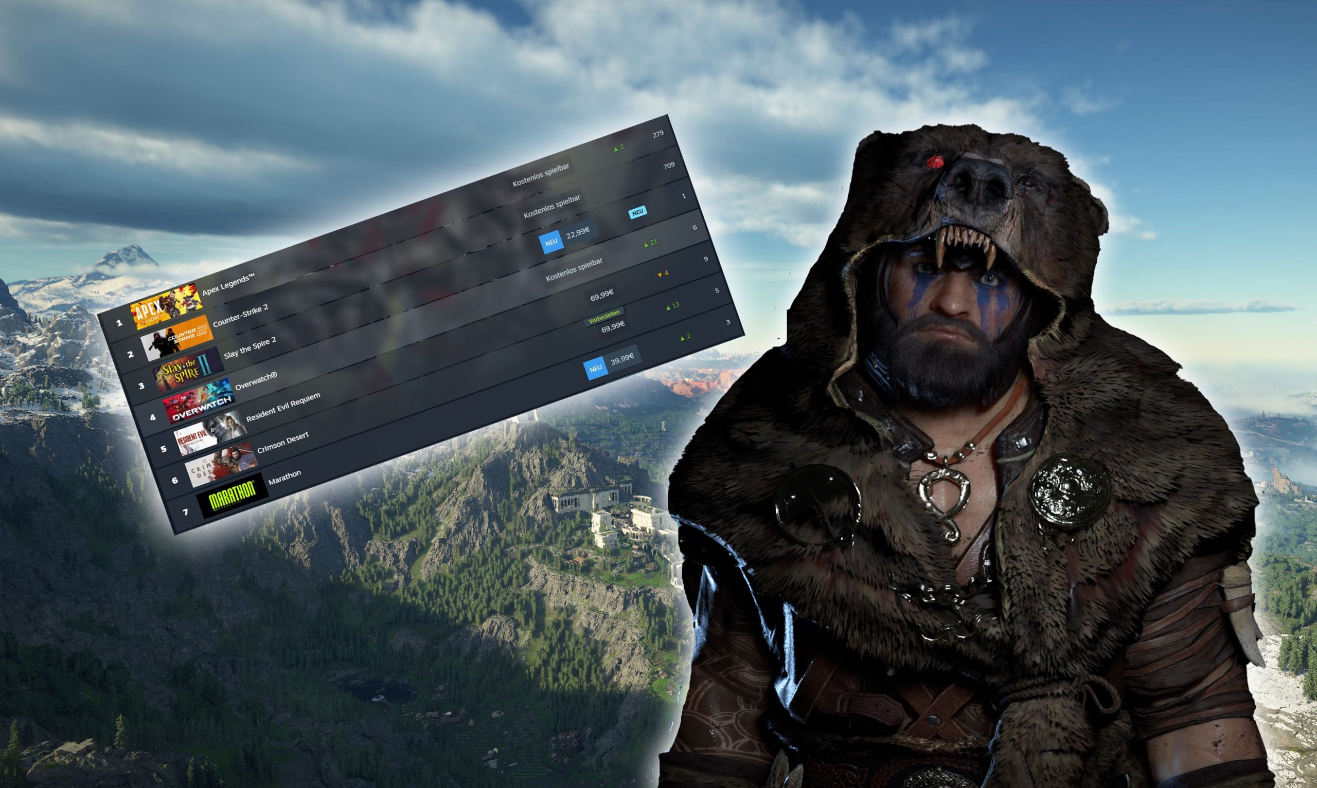 Crimson Desert verkauft sich auf Steam schon jetzt besser als der neu gestartete Shooter der Destiny-Macher