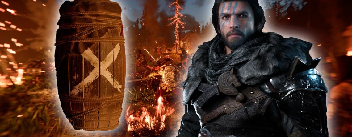 Взрывная бочка в Crimson Desert