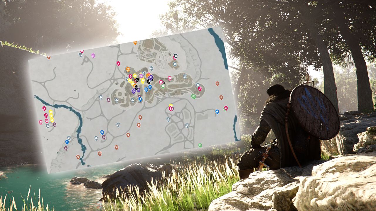 Crimson Desert: Interactive Map shows all fast travel teleports, Abyss artifacts and caves