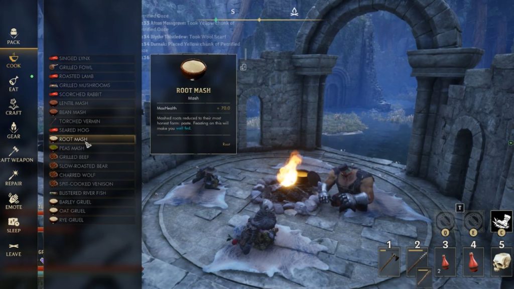 Gemeinsames Kochen am Feuer