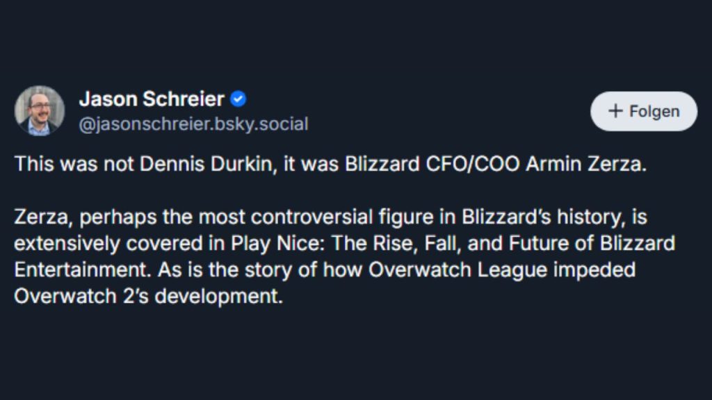 Jason Schreier Blizzard CFO Bluesky Post