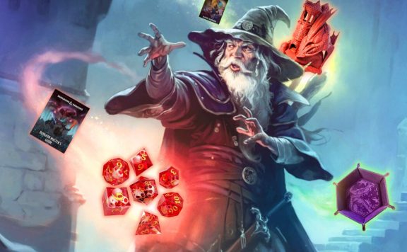 Magier mit D&D Dingen