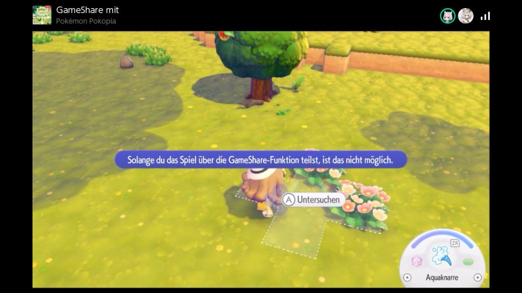Pokopia Switch 1 gameplay limitation Gameshare