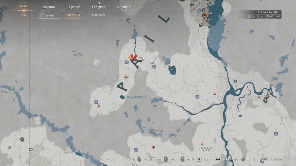 Crimson Desert Weißer Hirsch Position