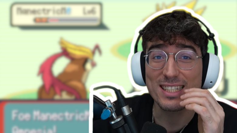 Twitch-Streamer RvNxMango schaut sich seinen ehemaligen Spielstand an.