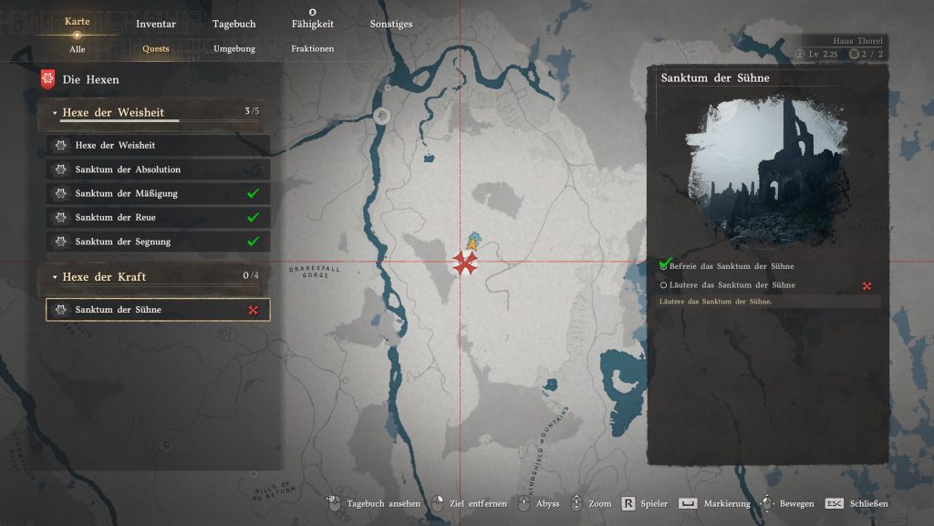 Sanctum of Atonement Map