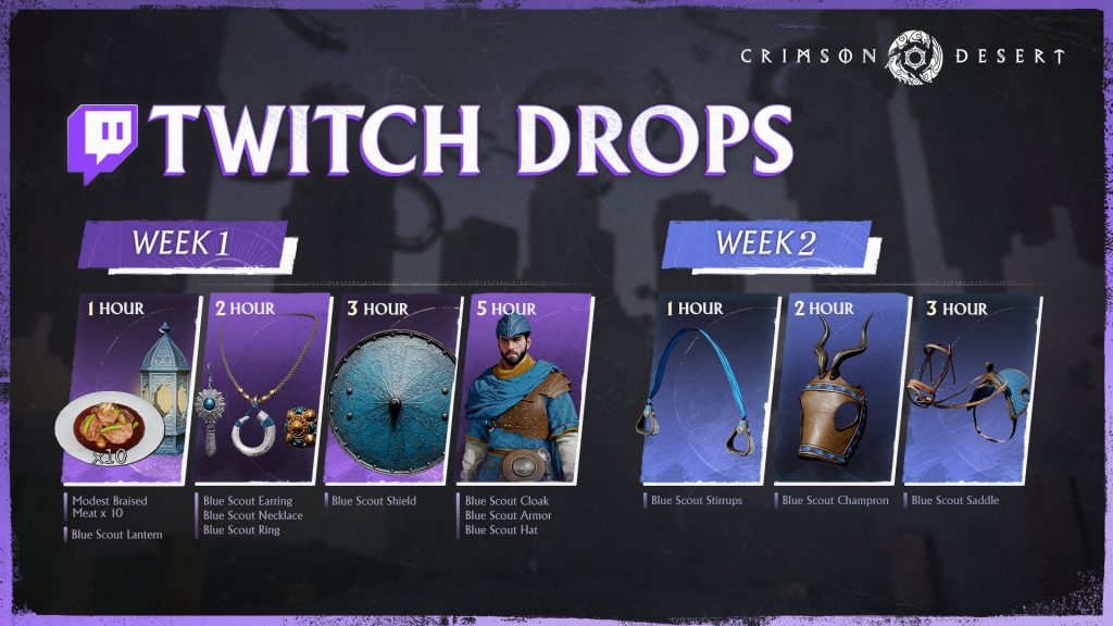 Twitch Drops Crimson Desert